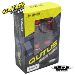 Yeah Racing QUTUS Slider Damper Set - Red