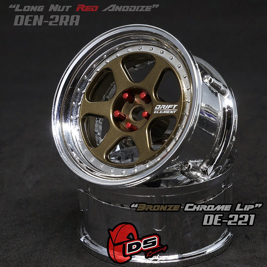 DE 6 Spoke Wheel Set - Bronze/Chrome DE 6 Spoke Wheel Set - Bronze/Chrome