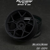 Drift Feathery 5Y Spoke Wheel - Black Burn