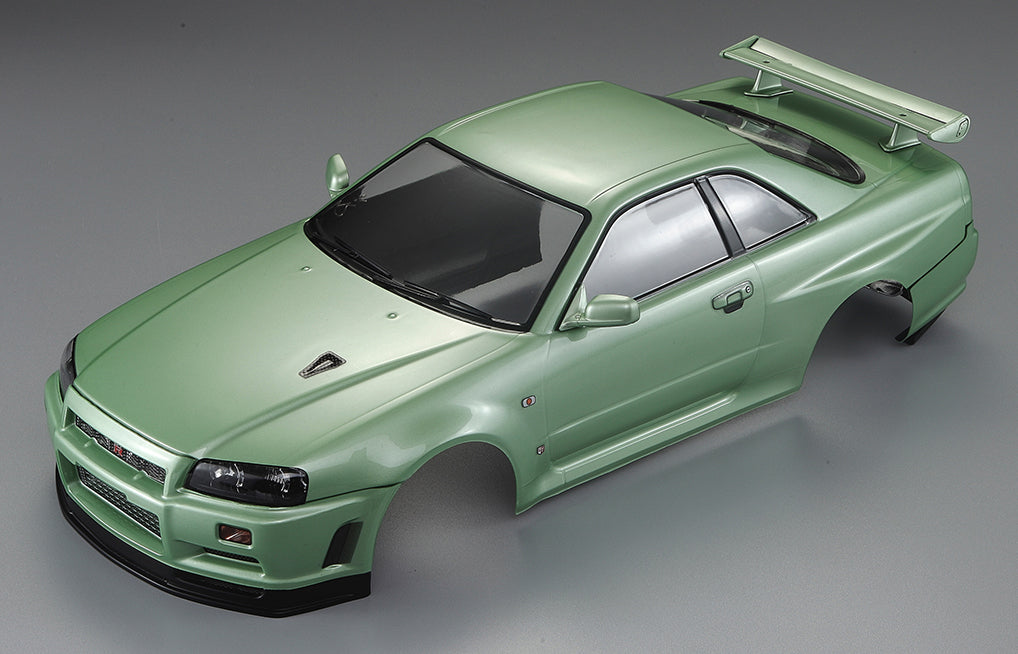 NISSAN SKYLINE BNR34 Body Set - Champagne Green NISSAN SKYLINE BNR34 Body Set - Champagne Green