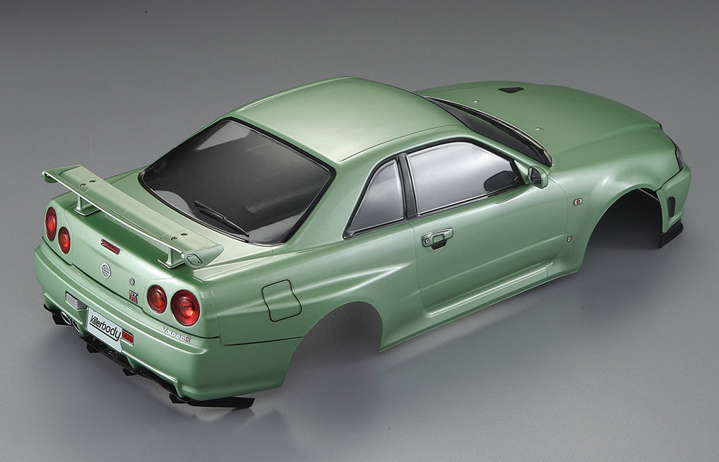 NISSAN SKYLINE BNR34 Body Set - Champagne Green NISSAN SKYLINE BNR34 Body Set - Champagne Green