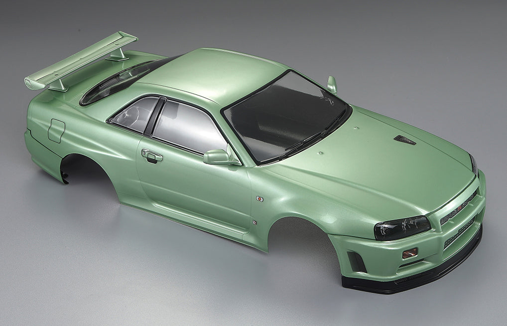 NISSAN SKYLINE BNR34 Body Set - Champagne Green NISSAN SKYLINE BNR34 Body Set - Champagne Green