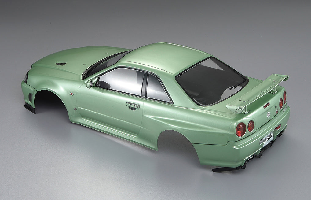 NISSAN SKYLINE BNR34 Body Set - Champagne Green NISSAN SKYLINE BNR34 Body Set - Champagne Green