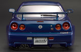 NISSAN SKYLINE BNR34 Body Set - Metallic Blue