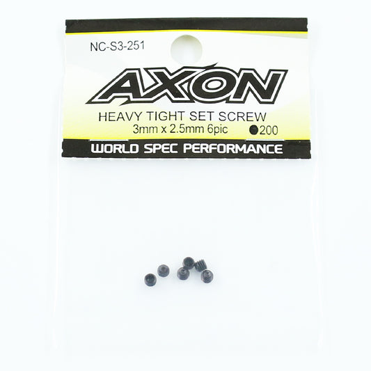 AXON (#NC-S3-251) Heavy Tight Set Screw 3 x 2.5