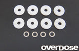 Overdose Machined PTFE Shock Piston Set (φ0.6, φ0.7, φ0.8, Blank)