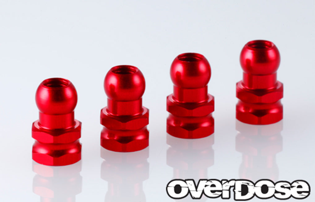 Overdose Alum. Shock Stand Off - Red Overdose Alum. Shock Stand Off - Red