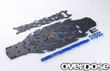 Overdose (#OD2138) Matte Black Chassis Conversion Kit - Blue