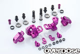 Overdose (#OD2437B) Alum. Adjustable Knuckle Set Type-2 - Purple