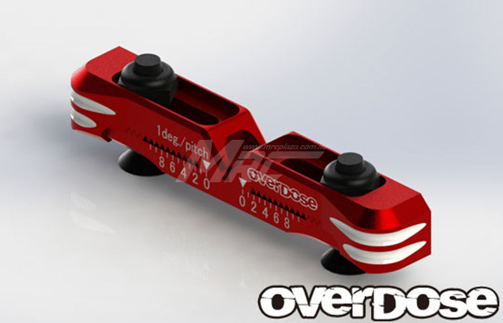 Overdose (#OD2481) Alum. Adjustable Suspension Mount Type-2 - Red