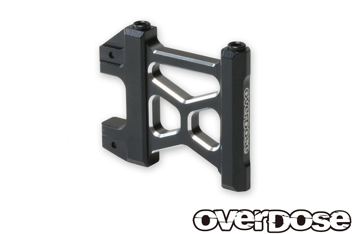 Overdose (#OD2608B) Aluminum Rear Brace Mount - Black
