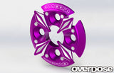 Overdose Spur Gear Support Plate Type-5 - Purple