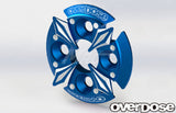 Overdose Spur Gear Support Plate Type-5 - Blue