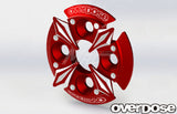 Overdose Spur Gear Support Plate Type-5 - Red