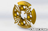 Overdose Spur Gear Support Plate Type-5 - Gold