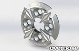 Overdose (#OD2671) Spur Gear Support Plate Type-5 - Silver