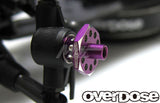 Overdose Alum. One Piece Axle Shaft 6mm - Purple