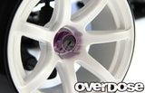 Overdose Alum. One Piece Axle Shaft 6mm - Purple