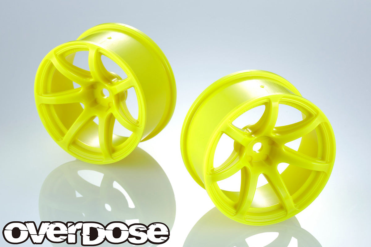 Overdose (OD2722B) R-Spec. WORK EMOTION T7R Wheel - Flo Yellow