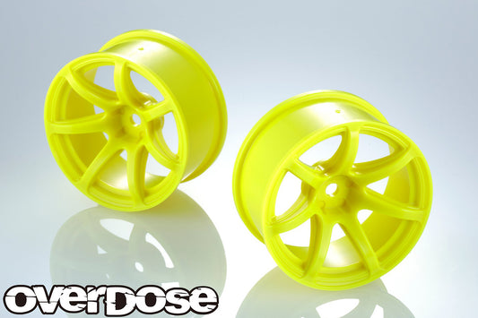 Overdose (OD2722B) R-Spec. WORK EMOTION T7R Wheel - Flo Yellow