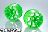 Overdose R-Spec Work Emotion T7R Wheel - Flo Green