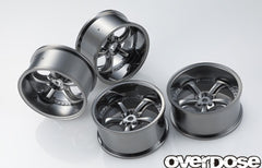 Overdose VS KF Wheel - Black Metal Chrome