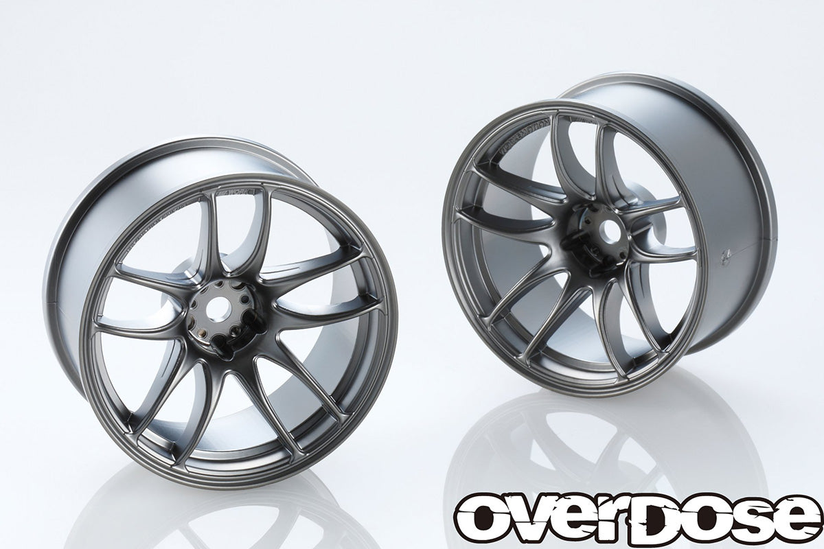Overdose (#OD2834) WORK EMOTION CR Kiwami - Matte Black Metal Chrome