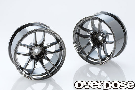 Overdose (#OD2835) WORK EMOTION CR Kiwami - Black Metal Chrome