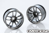 Overdose (#OD2835) WORK EMOTION CR Kiwami - Black Metal Chrome