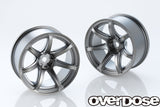 Overdose (#OD2838) WORK EMOTION T7R Wheel - Matte Black Metal Chrome