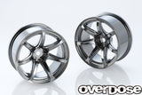 Overdose (#OD2839) WORK EMOTION T7R Wheel - Black Metal Chrome