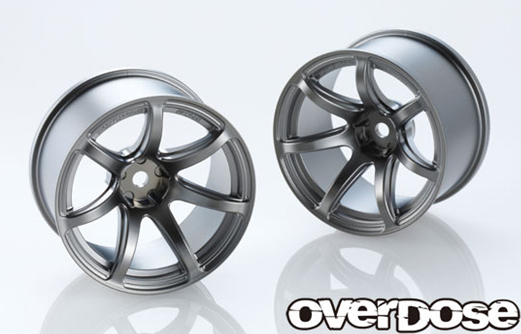 Overdose (#OD2840) WORK EMOTION T7R 30mm Wheel - Matte Black Metal Chrome