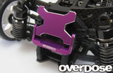 Overdose JT Alum. Rear ESC Mount - Purple