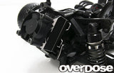 Overdose JT Alum. Rear ESC Mount - Black