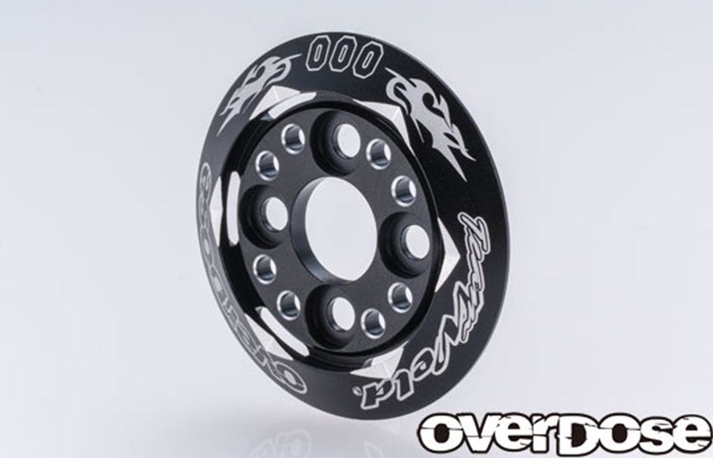 Overdose Spur Gear Support Plate 2022 Limited Edition - Black Overdose Spur Gear Support Plate 2022 Limited Edition - Black