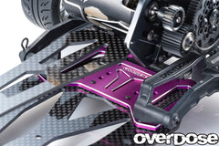 Overdose Alum. Battery Plate Set - Purple