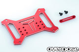 Overdose (#OD2881) Alum. Battery Plate Set - Red