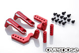 Overdose (#OD2884) Alum. Rear Body Mount - Red