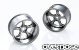 Overdose (#OD2888) WORK VS KF 30mm Wheel - Matte Black Metal Chrome