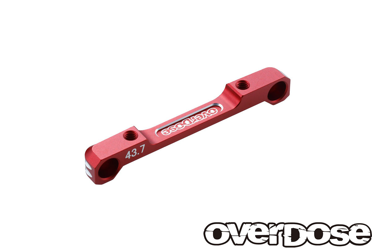 Overdose TC Alum. Low Mount Suspension Mount 43.7mm - Red Overdose TC Alum. Low Mount Suspension Mount 43.7mm - Red