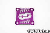 Overdose Alum. Cooling Fan Cover 30 x 30mm - Purple