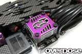 Overdose Alum. Cooling Fan Cover 30 x 30mm - Purple