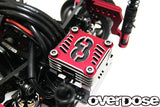 Overdose Alum. Cooling Fan Cover 30 x 30mm - Red
