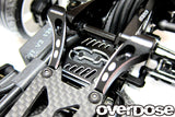 Overdose Alum. Cooling Fan Cover 30 x 30mm - Black