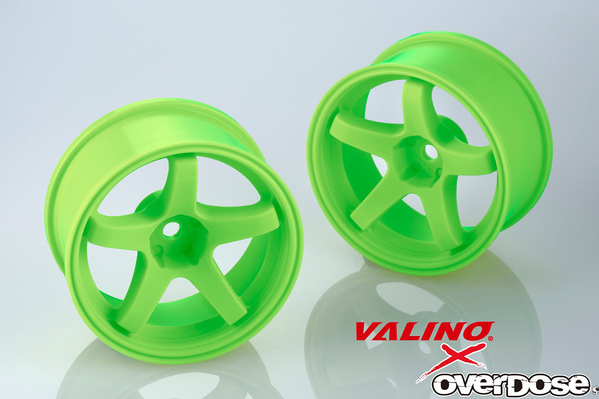 Overdose R-SPEC VALINO GV330 26mm Wheel Set - Flo Green Overdose R-SPEC VALINO GV330 26mm Wheel Set - Flo Green