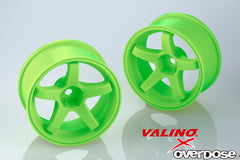 Overdose (#OD2952) R-SPEC VALINO GV330 26mm Wheel Set - Flo Green