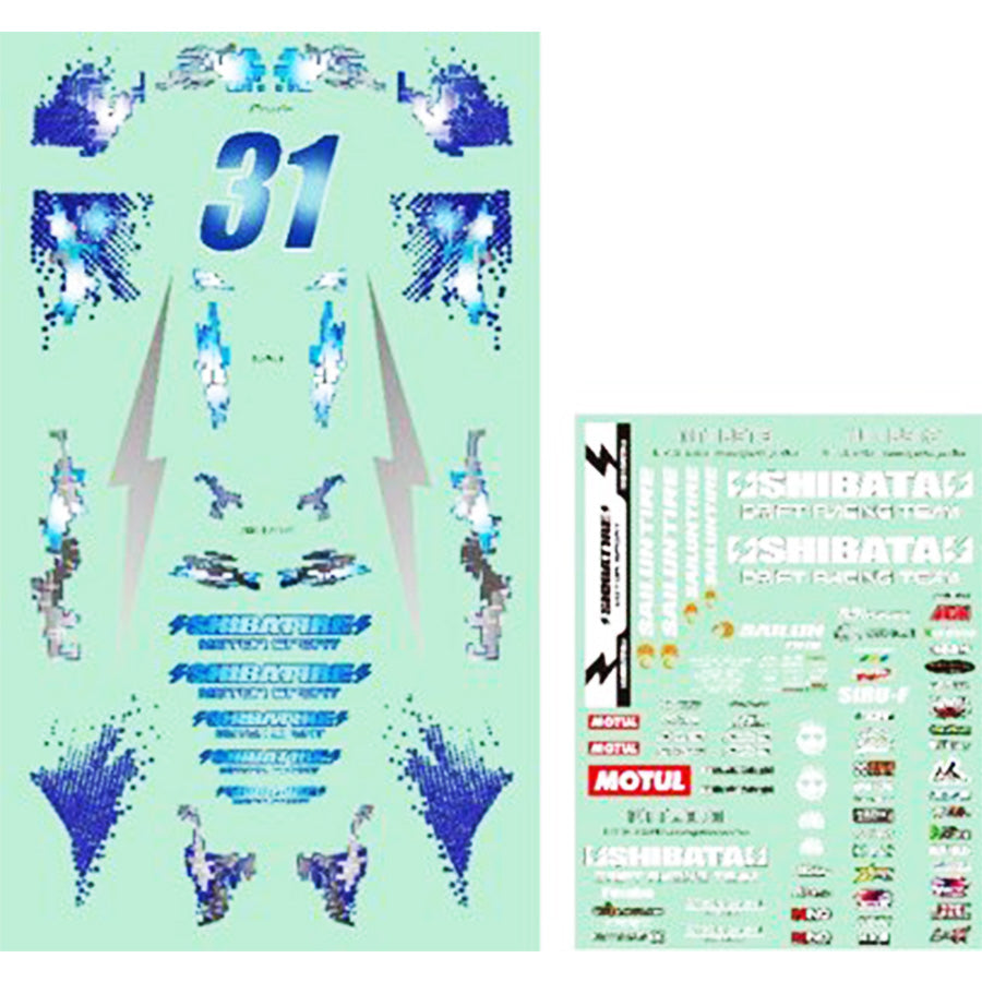 R31House SHIBATA GR86 Sticker Set 2022 Version R31House SHIBATA GR86 Sticker Set 2022 Version