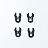Rêve D Alum. Crab Spacer Set 0.5mm