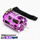 Yokomo (#RPM-DX105RP) DRIFT PERFORMANCE DX1 R Series Brushless Motor 10.5T - Purple