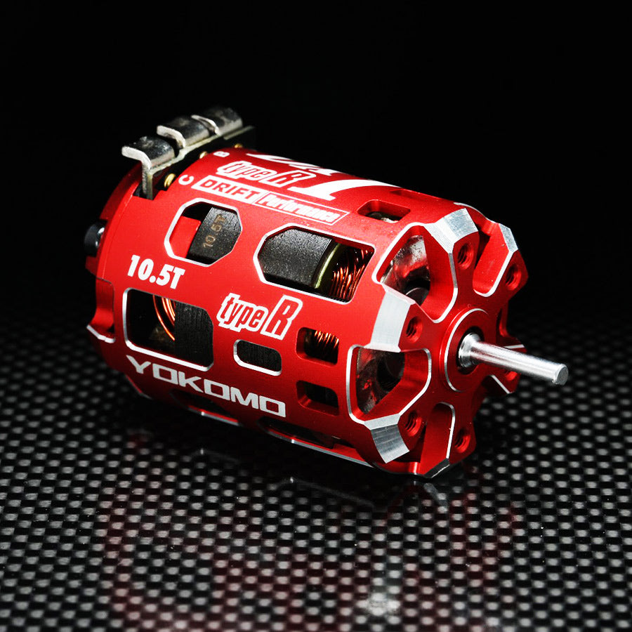 Yokomo DP DX1 R Series Motor 10.5T - Red Yokomo DP DX1 R Series Motor 10.5T - Red